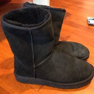 Black Ugg boots